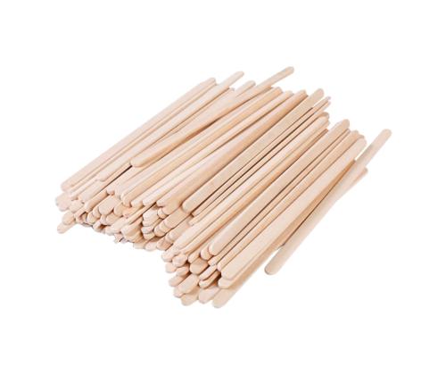 Puiset sekoitustikut 14cm 1000 kpl pakkauksessa