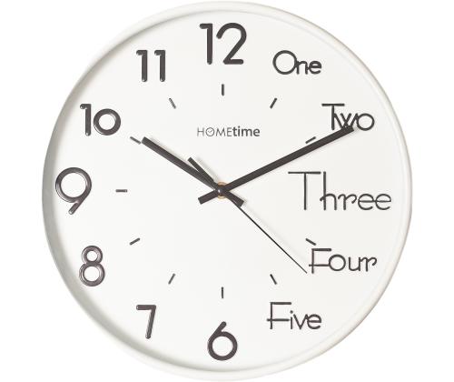 Seinäkello 30 cm, valkoinen