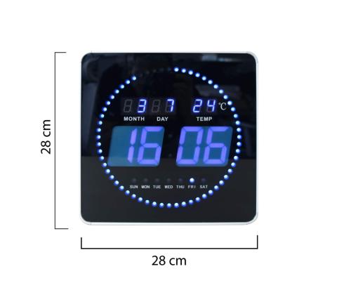 Seinäkello digitaalinen UNILUX Flo LED