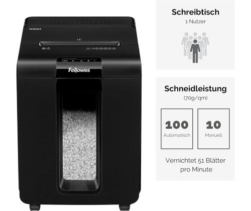 Paberipurustaja FELLOWES Automax 100m Mini-Cut/4629201