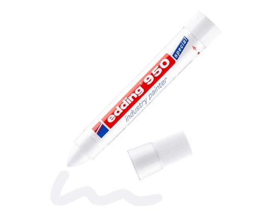 Teollisuuden merkintäkynä EDDING 950 10mm valkoinen