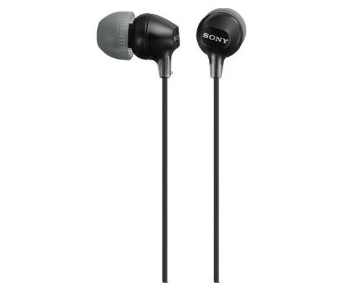 SONY EX15LP, musta - In-ear kuulokkeet