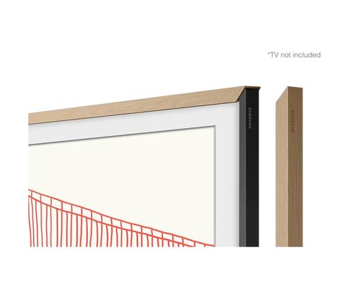 75" sovitettava TV-kehys Samsung The Frame (vaaleanruskea)