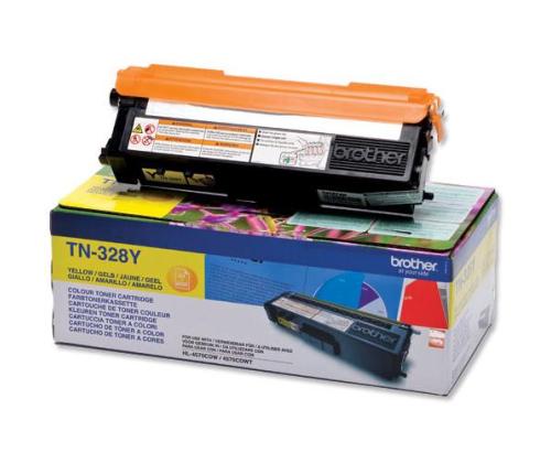 Tooner BROTHER TN-328Y (kollane)