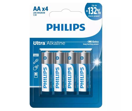 2 x PHILIPS LR6E AA 2Ultra Alkaliparistot 2 x PHILIPS LR6E AA 2Ultra Alkaliparistot