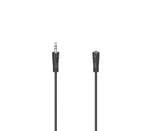 Hama Audio jatkokaapeli, 3,5 mm - 3,5 mm jakki, 1,5 m, musta - kaapeli
