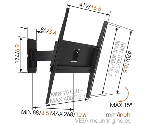 TV-seinäteline Vogel´s MA3030 (32-55")