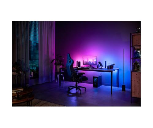 Philips Hue Play Gradient PC Lightstrip, 24''-27'' + silta, musta/valkoinen - LED-valonauha tietokoneille