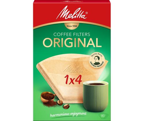 Kahvinsuodattimet 1x4 Melitta 80 kpl