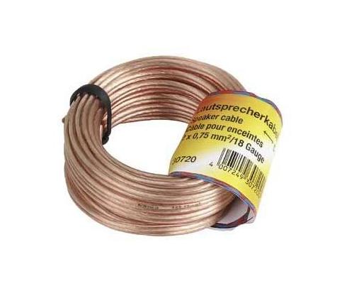 Hama, 2 x 0,75 mm², 10 m - Kaiutinkaapeli