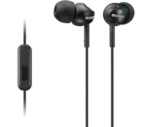 Sony EX110AP, musta - In-ear kuulokkeet