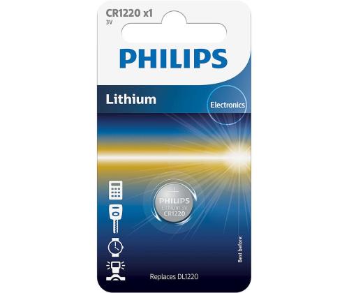 Paristo Philips CR1220 3 V litium
