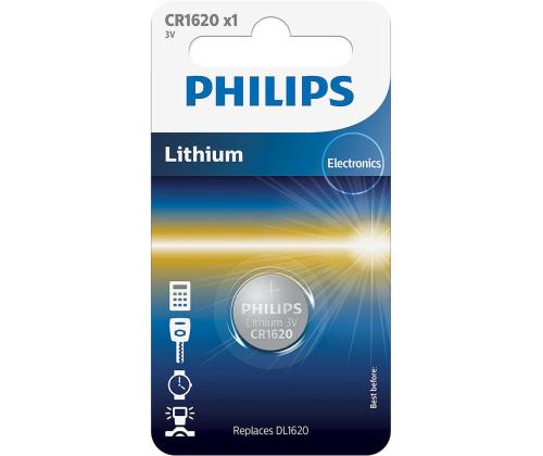Patarei Philips CR1620 3 V Lithium
