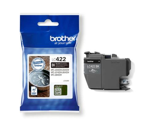 Brother LC422BK, pakko - Tindikassett