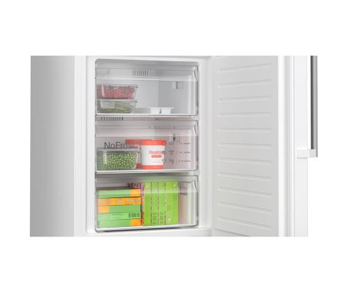 Bosch, NoFrost, 321 L, korkeus 186 cm, valkoinen - Jääkaappi