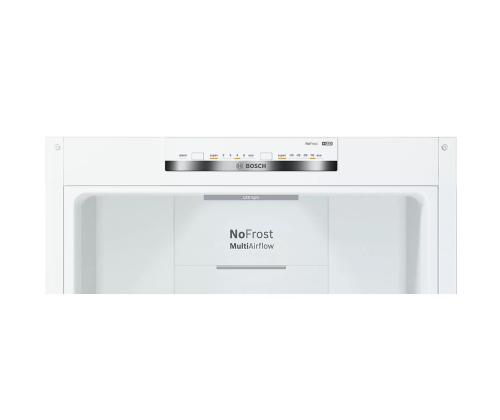 Bosch, NoFrost, 326 L, korkeus 186 cm, valkoinen - Jääkaappi ja pakastin