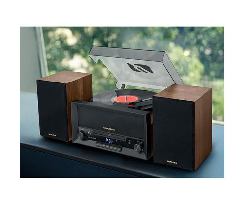 Muse MT-120 MB, CD, USB, Bluetooth, vinyylilevysoitin, musta/ruskea - Music Center