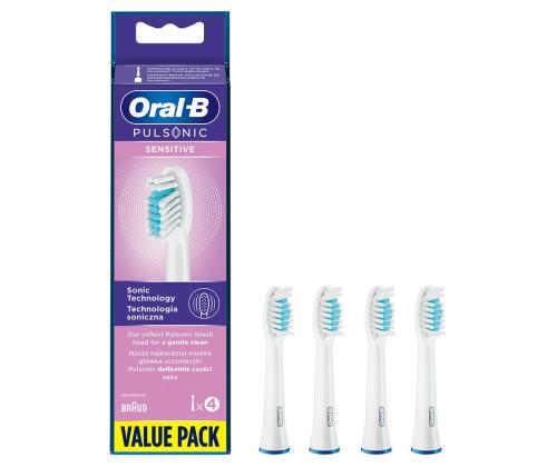Lisäharjat Braun Oral-B Pulsonic 4 kpl Sensitive-harjat