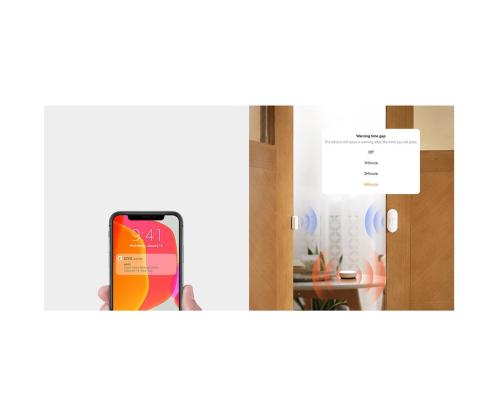 EZVIZ T2C, valkoinen - Langaton ovi-/ikkuna-anturi