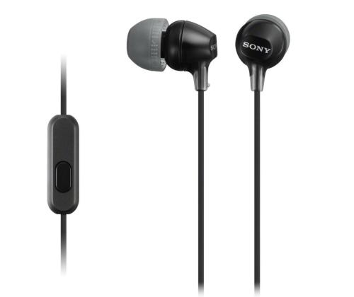 Sony EX15AP, musta - In-ear kuulokkeet