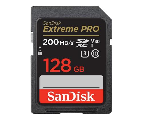 SANDISK Extreme Pro, UHS-I, SDXC, 128 Gt, pakko - Mälukaart