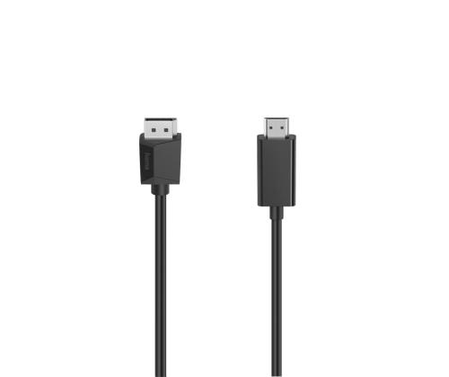HAMA Videokaapeli DisplayPort / HDMI, 1,5 m, musta - Videokaapeli