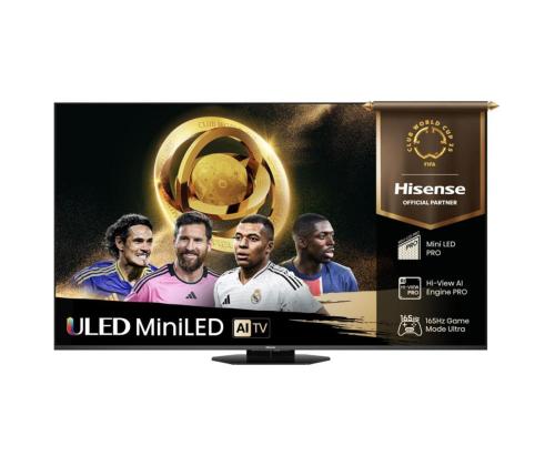Hisense U8Q, 55'', 4K UHD, ULED, Mini LED, musta - Televisiot
