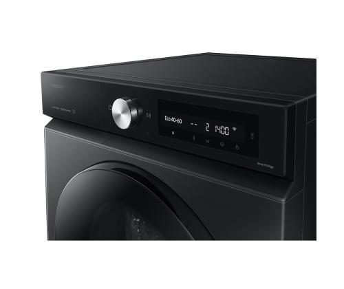Samsung, SmartThings AI Energy Mode, 11 kg, syvyys 60 cm, 1400 rpm, musta - Edestä täytettävä pesukone