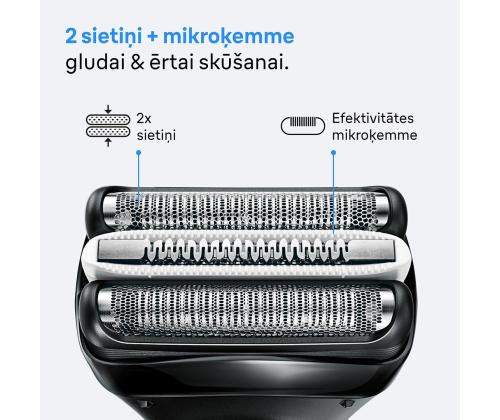 Braun Series 3+, harmaa - Pardel