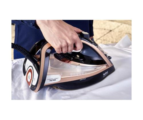 Tefal Ultimate Pure, 3200 W, vaaleanpunainen/musta - Höyrysilitysrauta