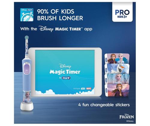 Braun Oral-B Vitality PRO Kids, Frozen - Sähköhammasharja