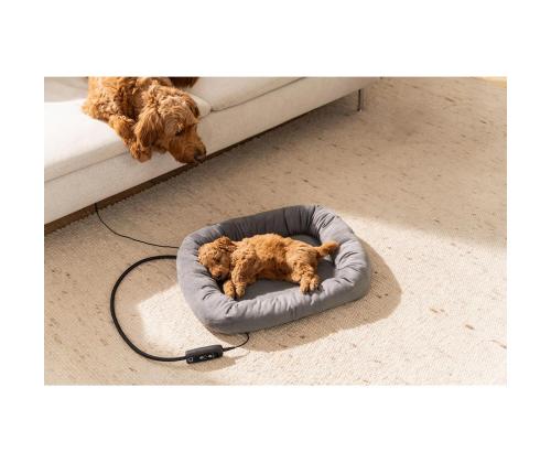 Beurer Kira, harmaa - Lämmitetty lemmikkisänky
