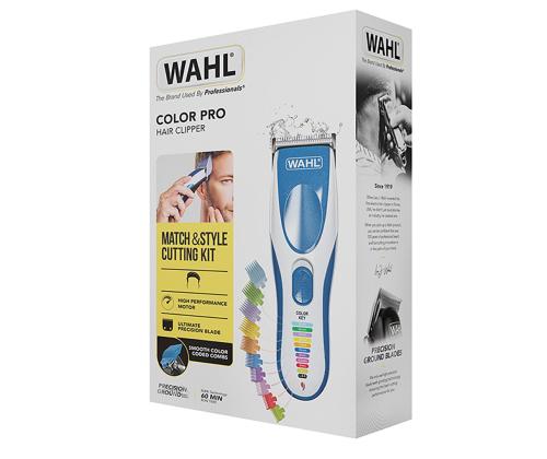 Wahl Color Pro Cordless, valkoinen/sininen - Hiustenleikkuri