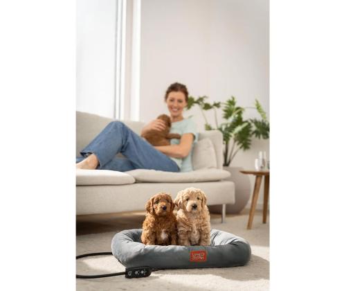 Beurer Kira, harmaa - Lämmitetty lemmikkisänky