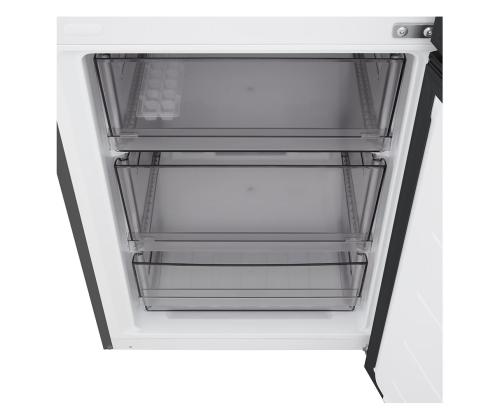 LG, Total No Frost, 333 L, korkeus 186 cm, matta musta - Jääkaappipakastin