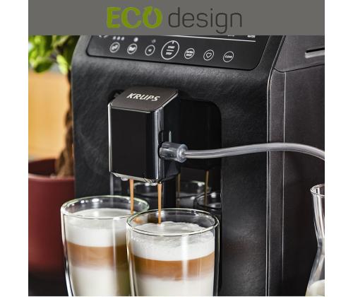 Krups Evidence Eco-Design, musta - Automaattinen espressokeitin