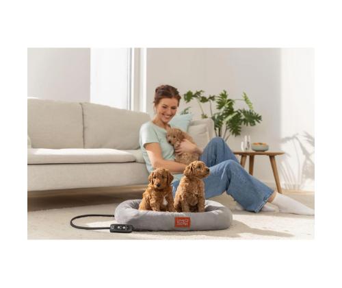 Beurer Kira, harmaa - Lämmitetty lemmikkisänky