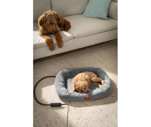 Beurer Kira, harmaa - Lämmitetty lemmikkisänky