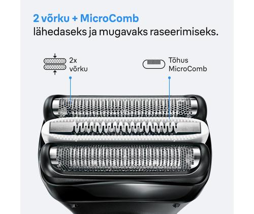 Braun Series 3+, harmaa - Pardel