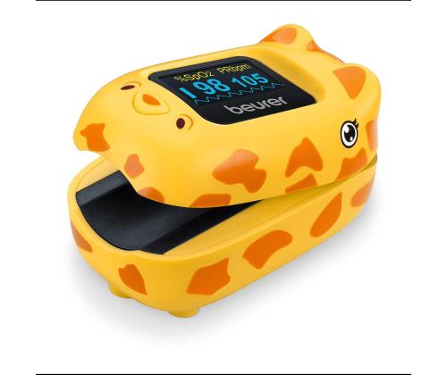 Beurer PO13 Kids, keltainen - Pulssioksimetri lapsille