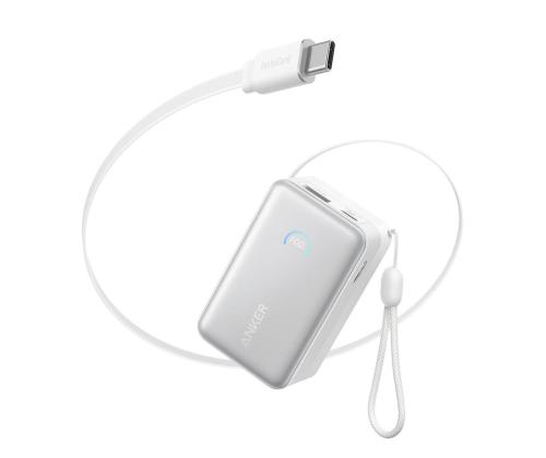 Anker Nano, 10000 mAh, 45 W, valkoinen - Akkupankit