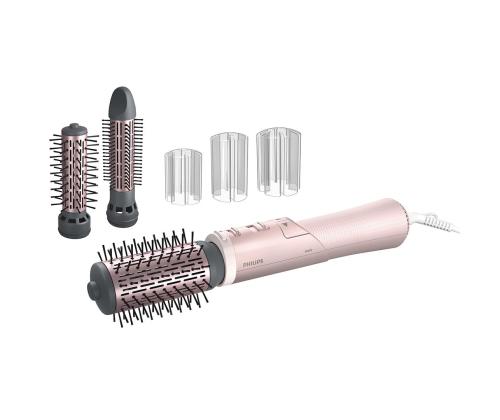 Philips Airstyler 7000 Series, 1000 W, pinkki - Pyörivä hiustenkuivain-kiharrin