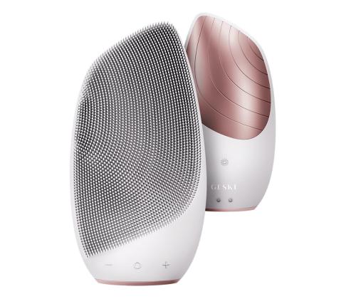 Geske Sonic Thermo Facial Brush, 6-osainen, valkoinen/vaaleanpunainen - Monikäyttöiset kasvoharjat
