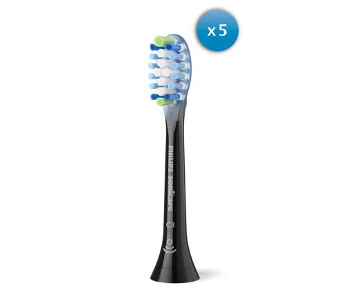 Philips Sonicare Premium Plaque Defence, 5 kpl, musta - Hammasharjan kärjet