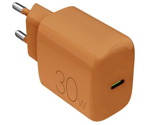 Puro DAILY 1, USB-C, 30 W, oranssi - Laturi