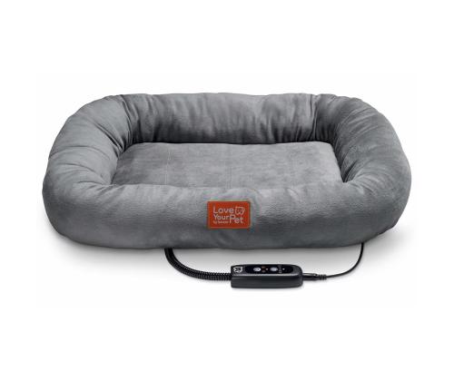 Beurer Kira, harmaa - Lämmitetty lemmikkisänky