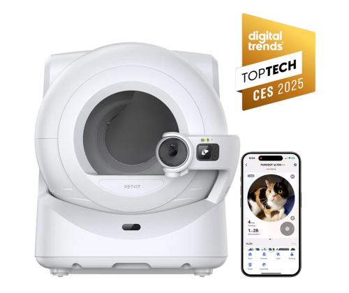 Petkit Purobot Ultra, valkoinen - Automaattinen kissanpentulaatikko