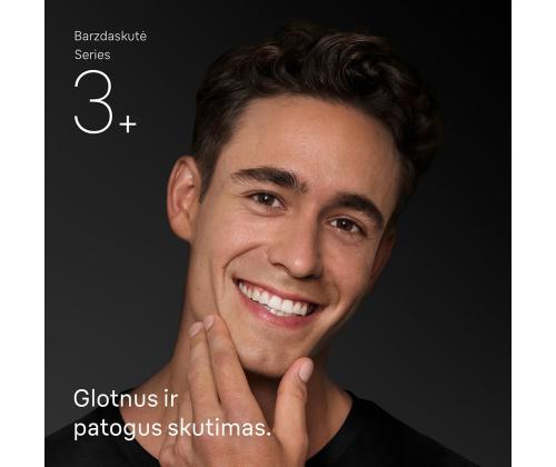 Braun Series 3+, harmaa - Pardel