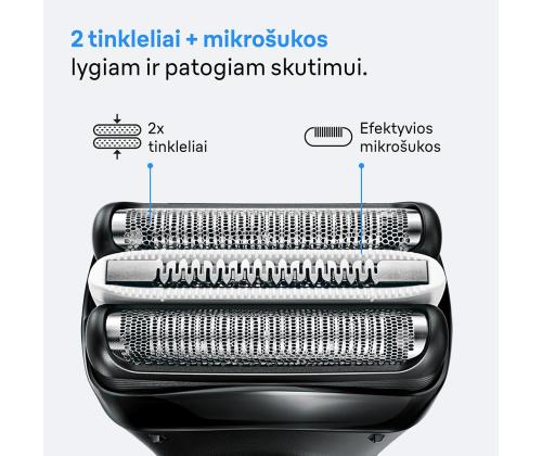 Braun Series 3+, harmaa - Pardel