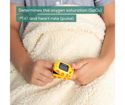 Beurer PO13 Kids, keltainen - Pulssioksimetri lapsille